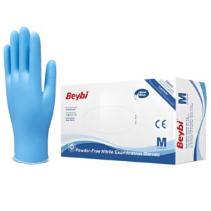 Beybi Mavi Nitril Muayene Eldiveni