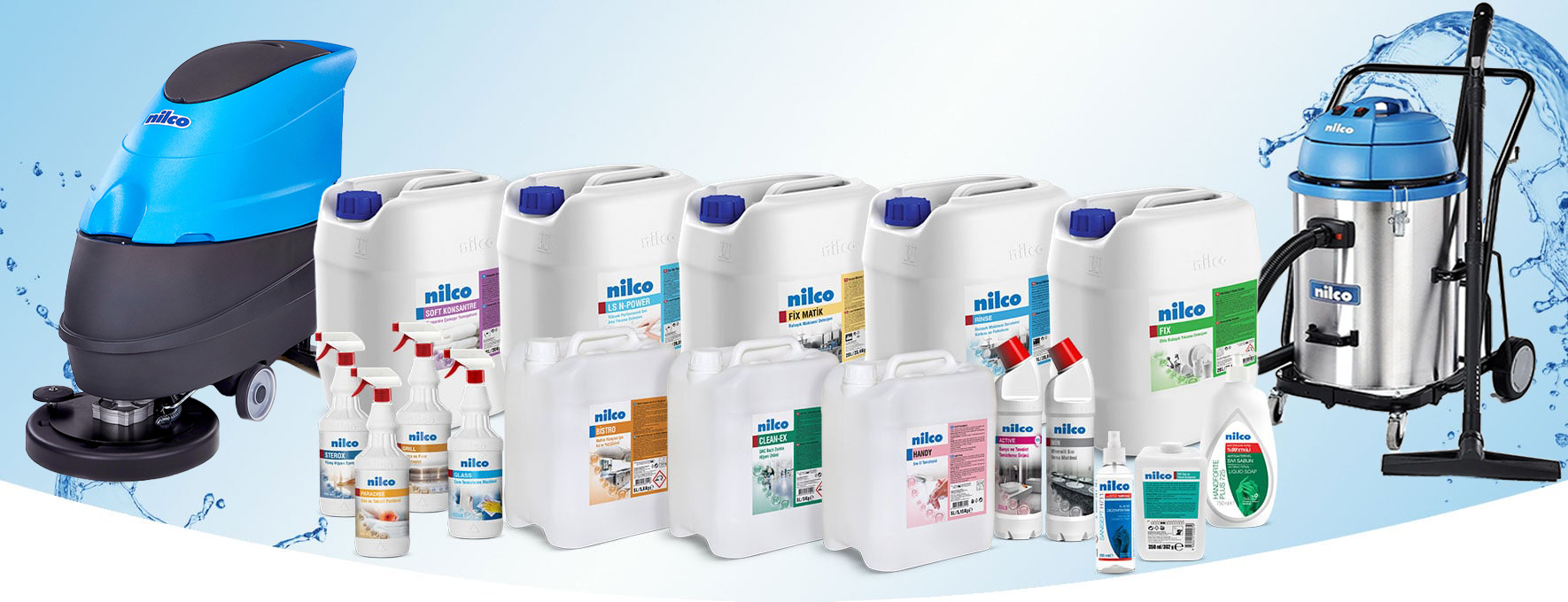 Nilco Endüstriyel Temizlik Makineleri ve Profesyonel Hijyen Ürünleri